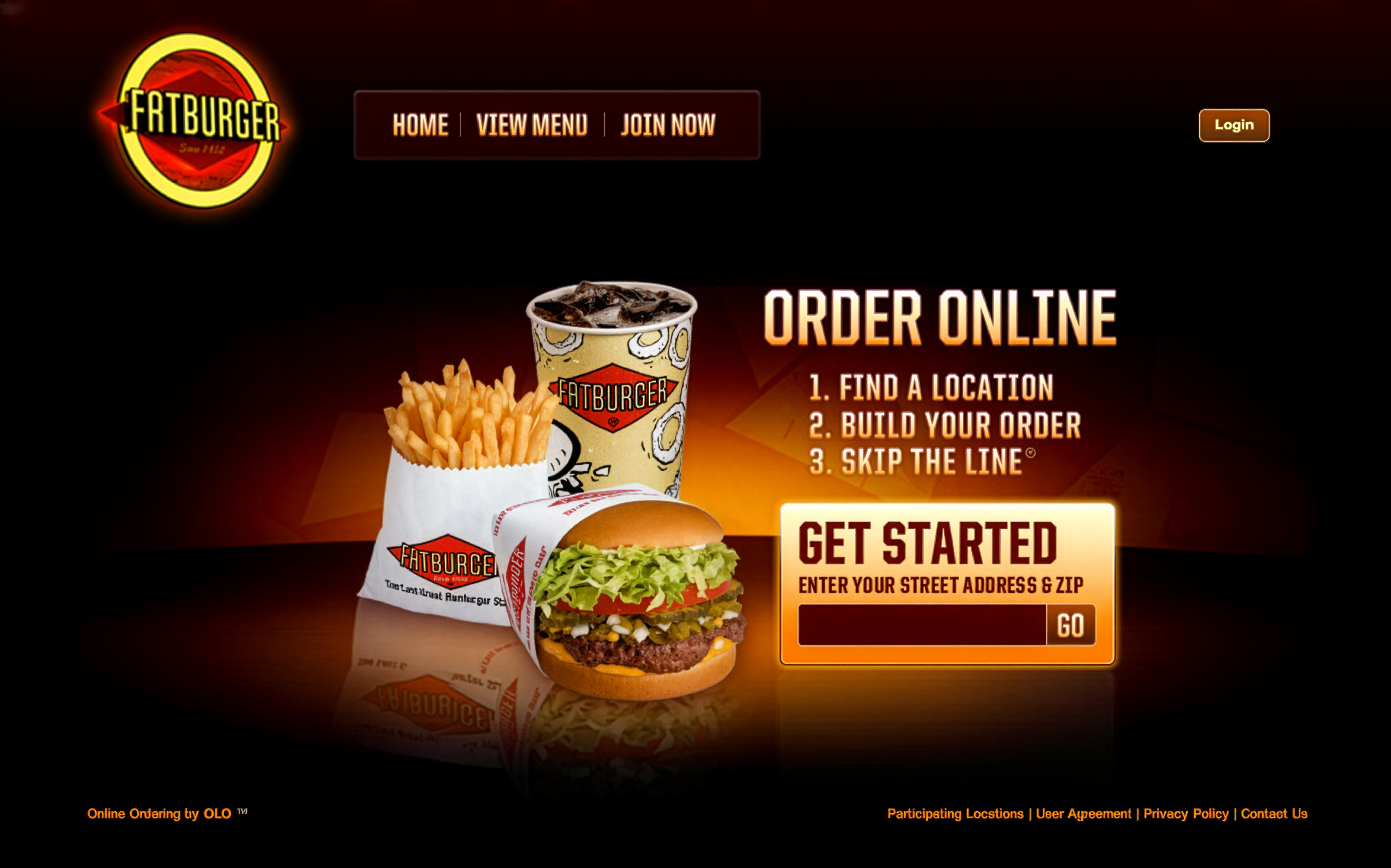 Fatburger online ordering experience built on Olo